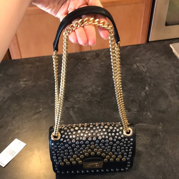 *SOLD* Michael Kors Jenkins Stud Crossbody - Picture 3 of 8